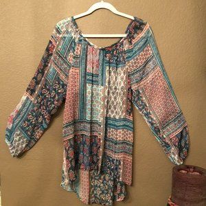 Soft BoHo Top by Karen Kane